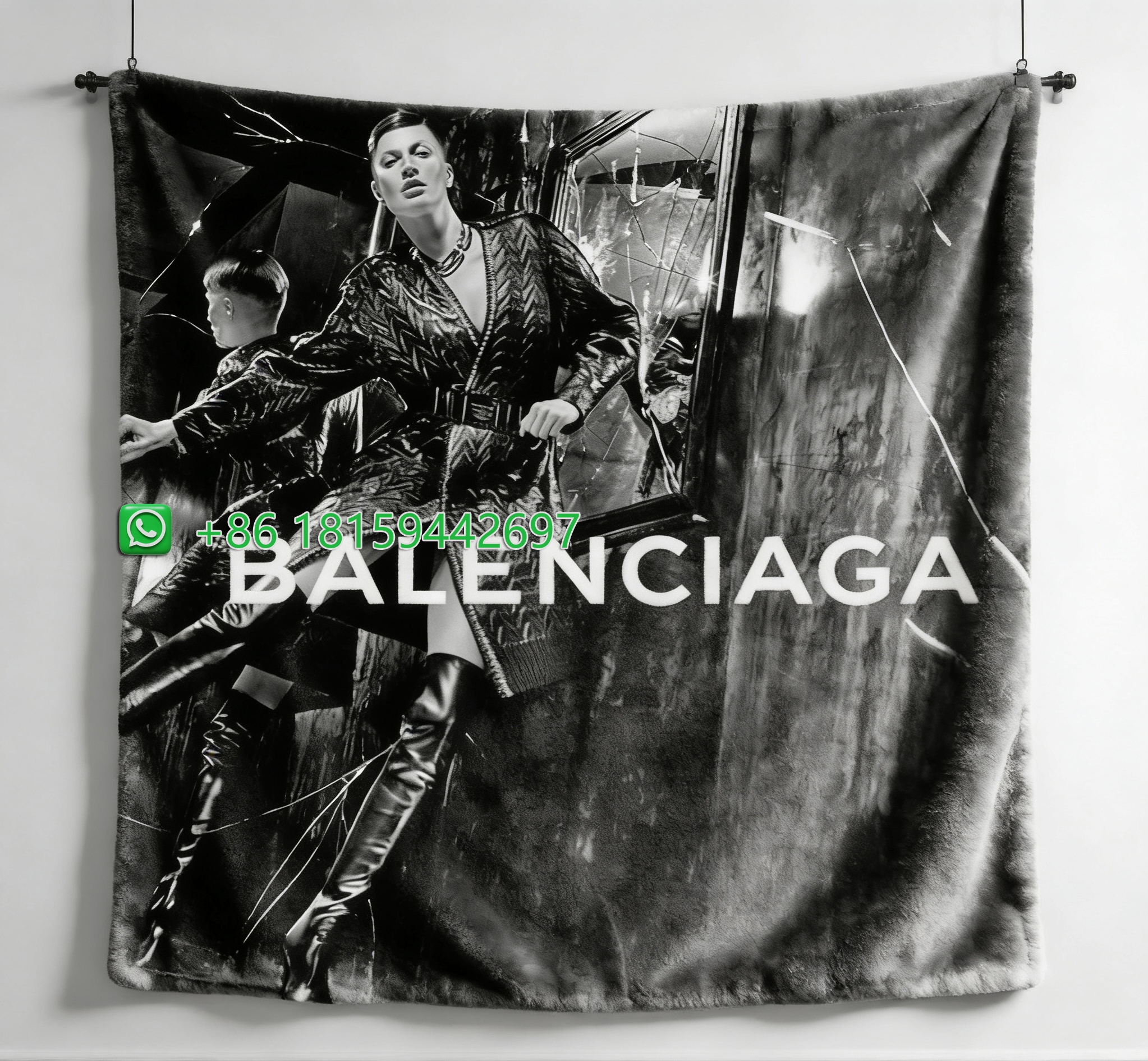 Balenciaga Throw Blankets